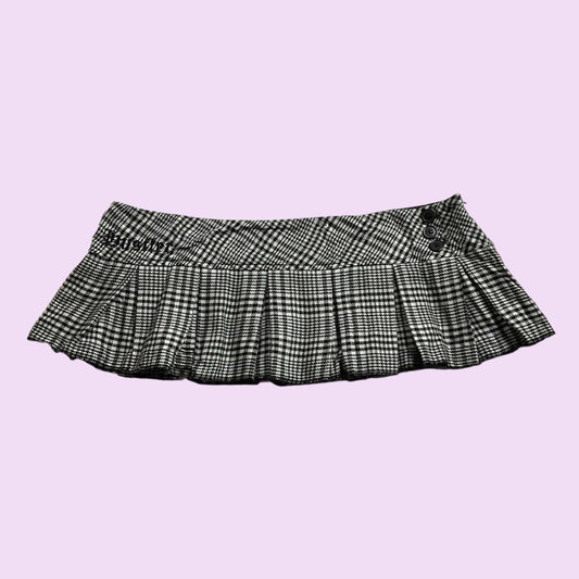 Y2K Plaid Pleated Hustler Mini Skirt